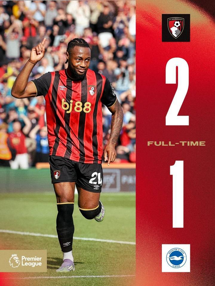 绝了！伯恩茅斯夏窗净赚1亿后防全拆 但英超3连胜升第4仅首轮憾负